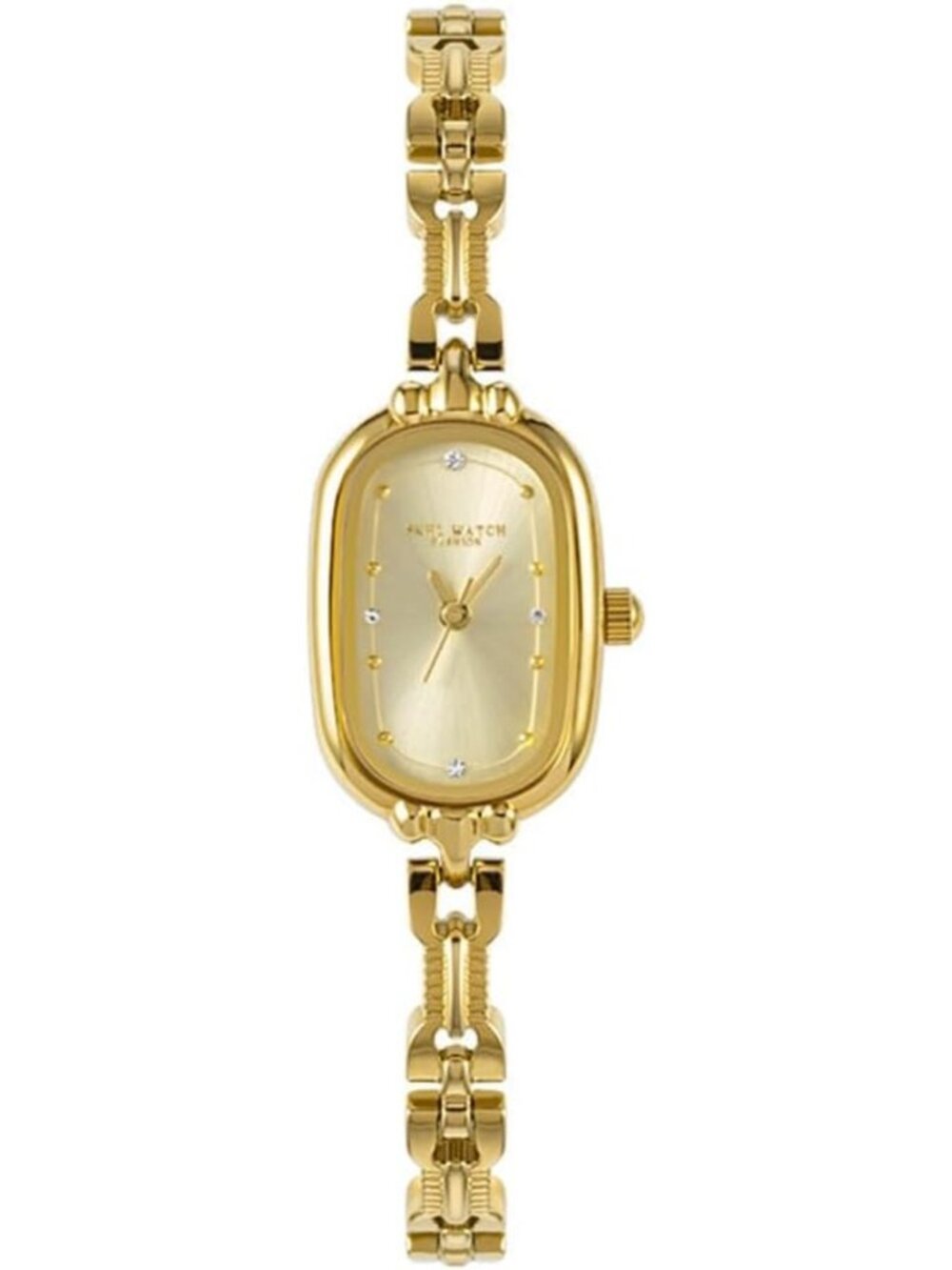 Vintage Gold Dainty Bracelet Watch for Women - Waterproof Oval Analog Quartz